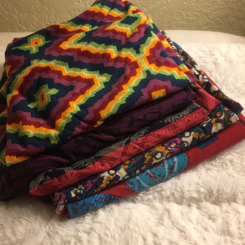 Bundle of Lularoe leggings. All size TC